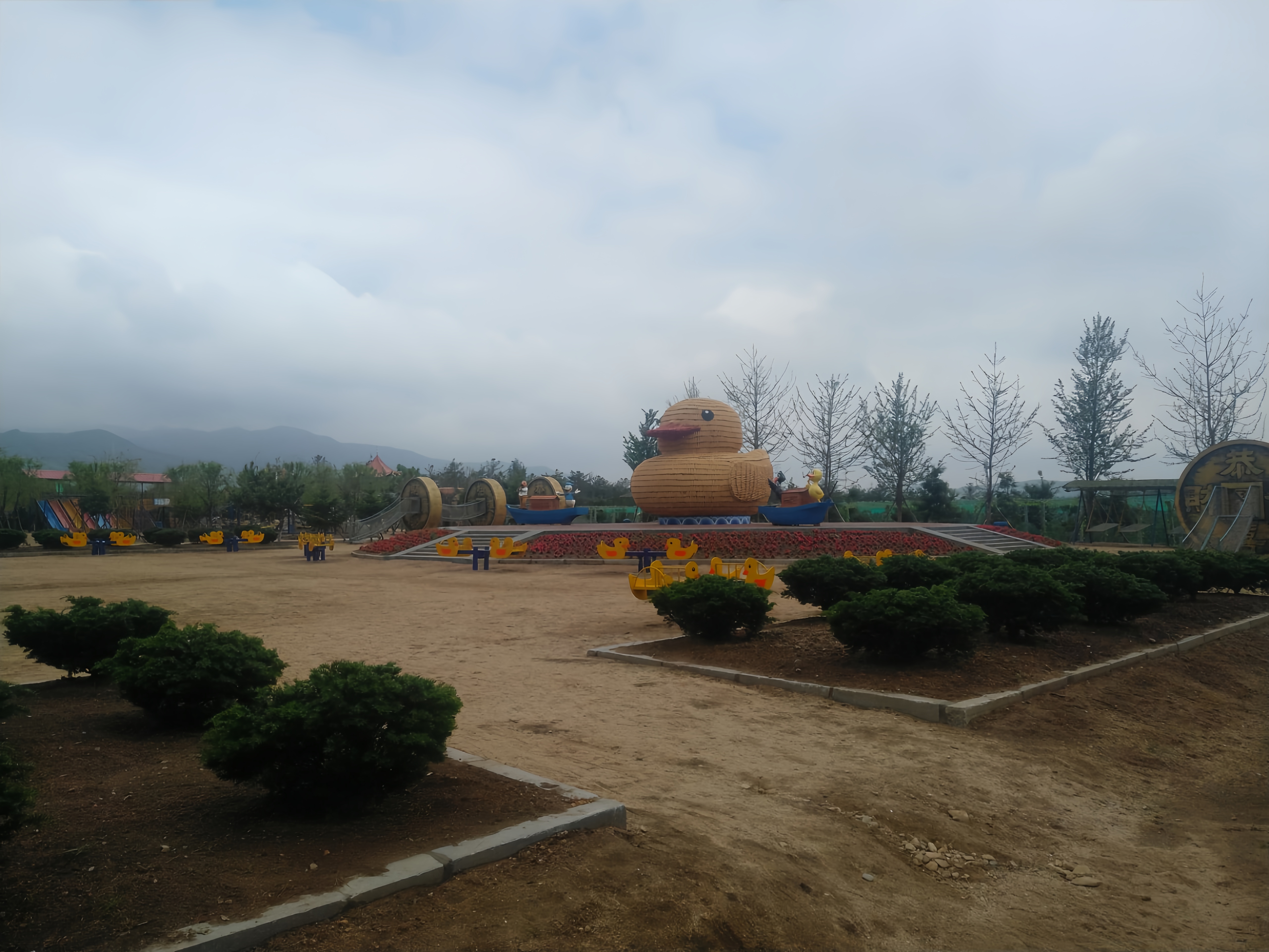 水上大黄鸭